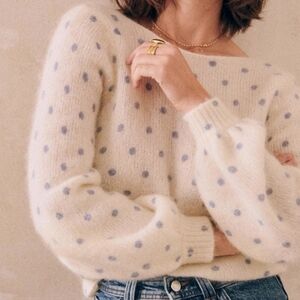 Nwt! Sezane Alban jumper polka dot